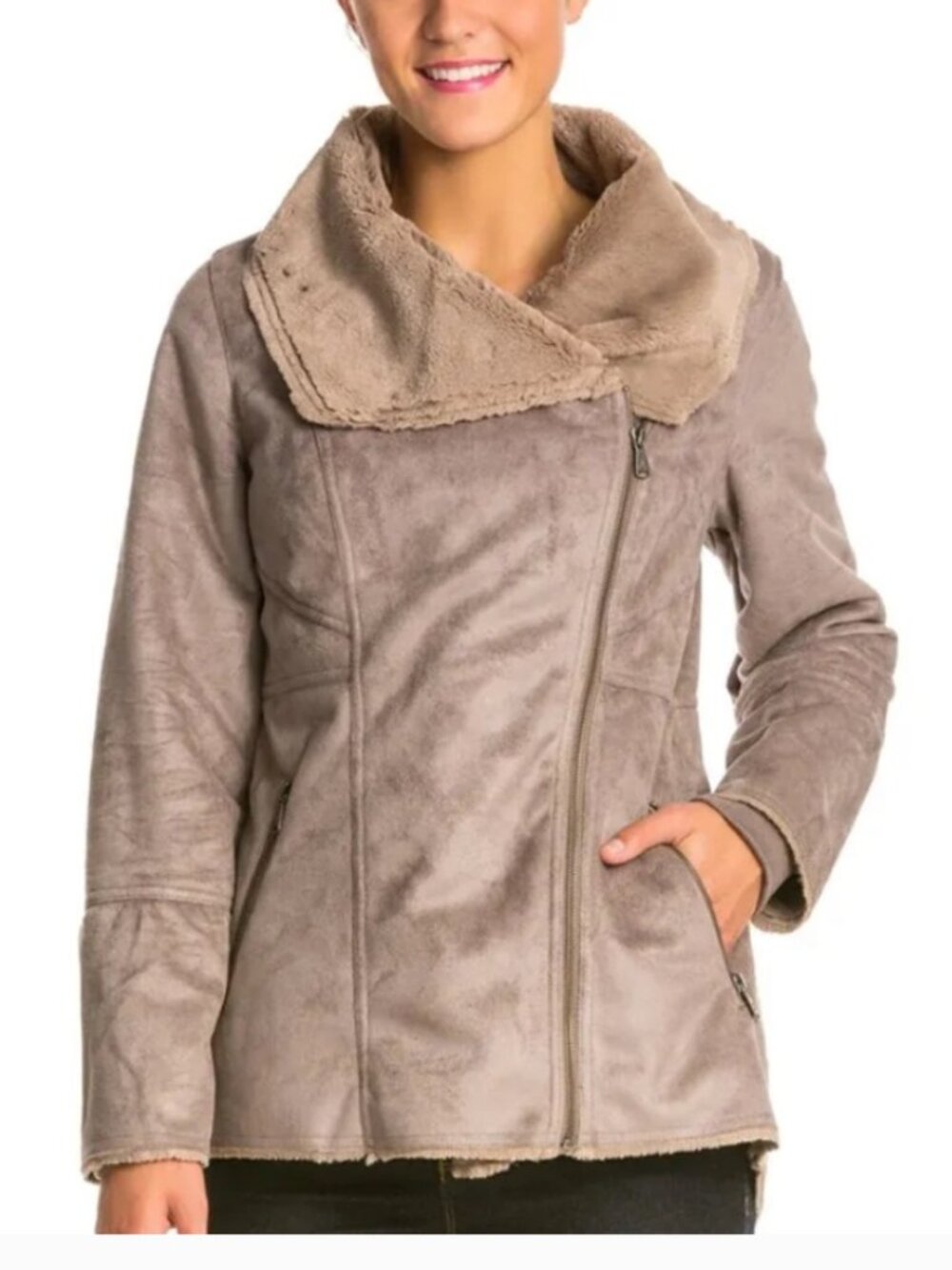Prana Lilith Faux Suede Jacket Size M